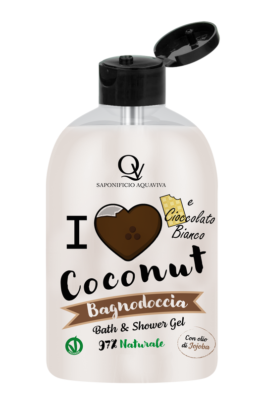 Bagnodoccia: Cocco e Cioccolato Bianco 100% Vegan Saponificio Aquaviva