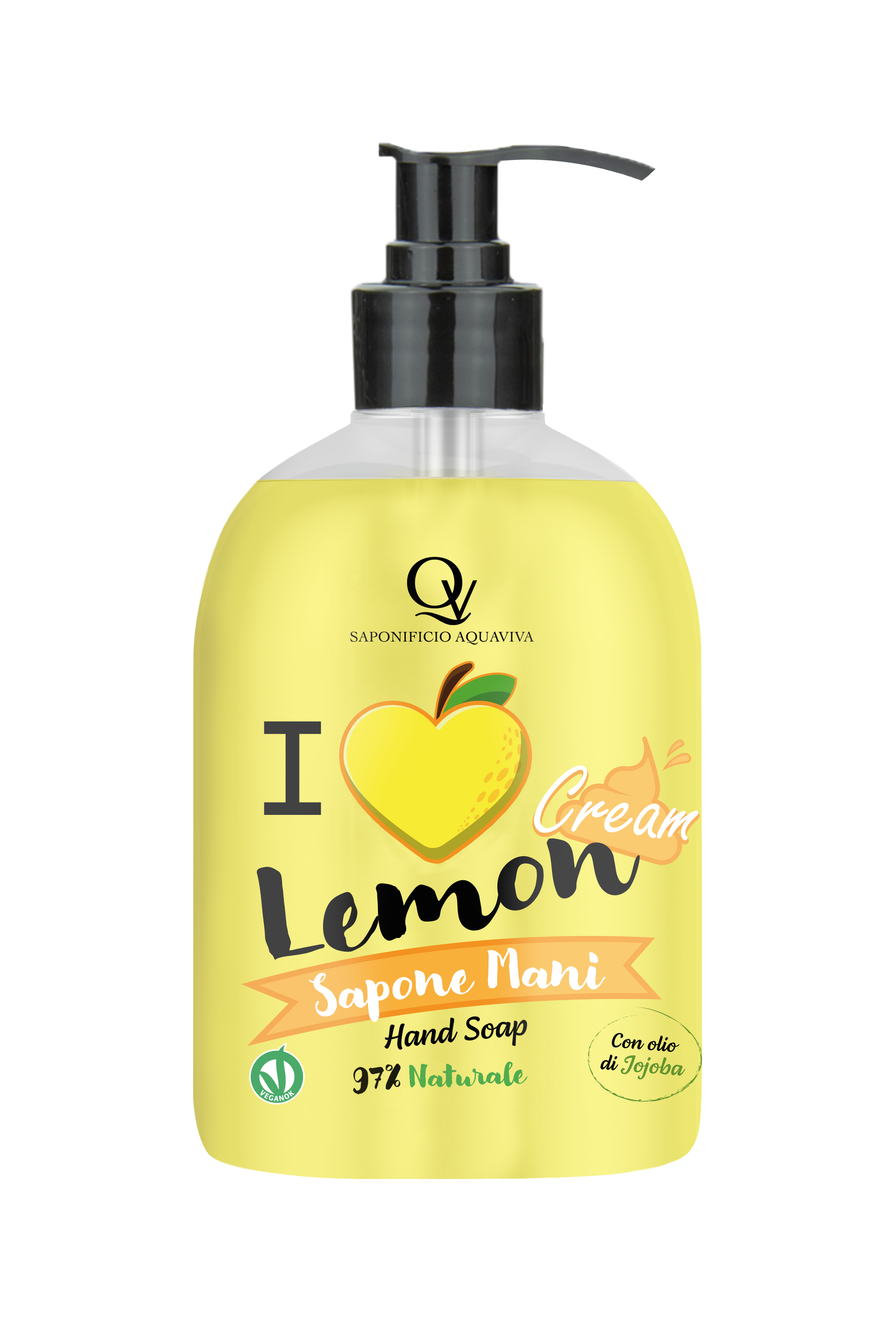 Sapone Mani: Crema al Limone 100% Vegan Saponificio Aquaviva