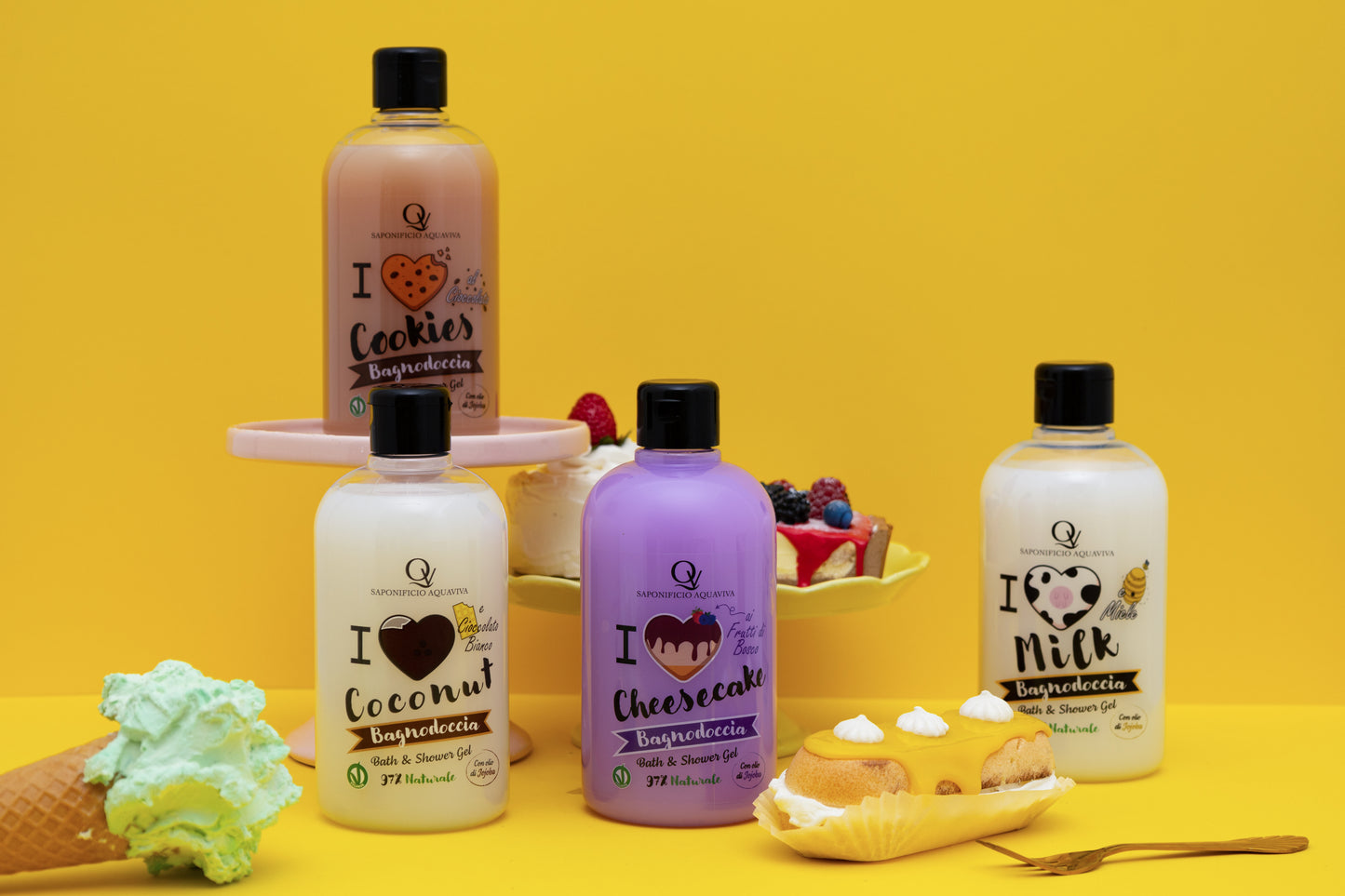 Bagnodoccia Cheescake ai Frutti di Bosco 100% Vegan