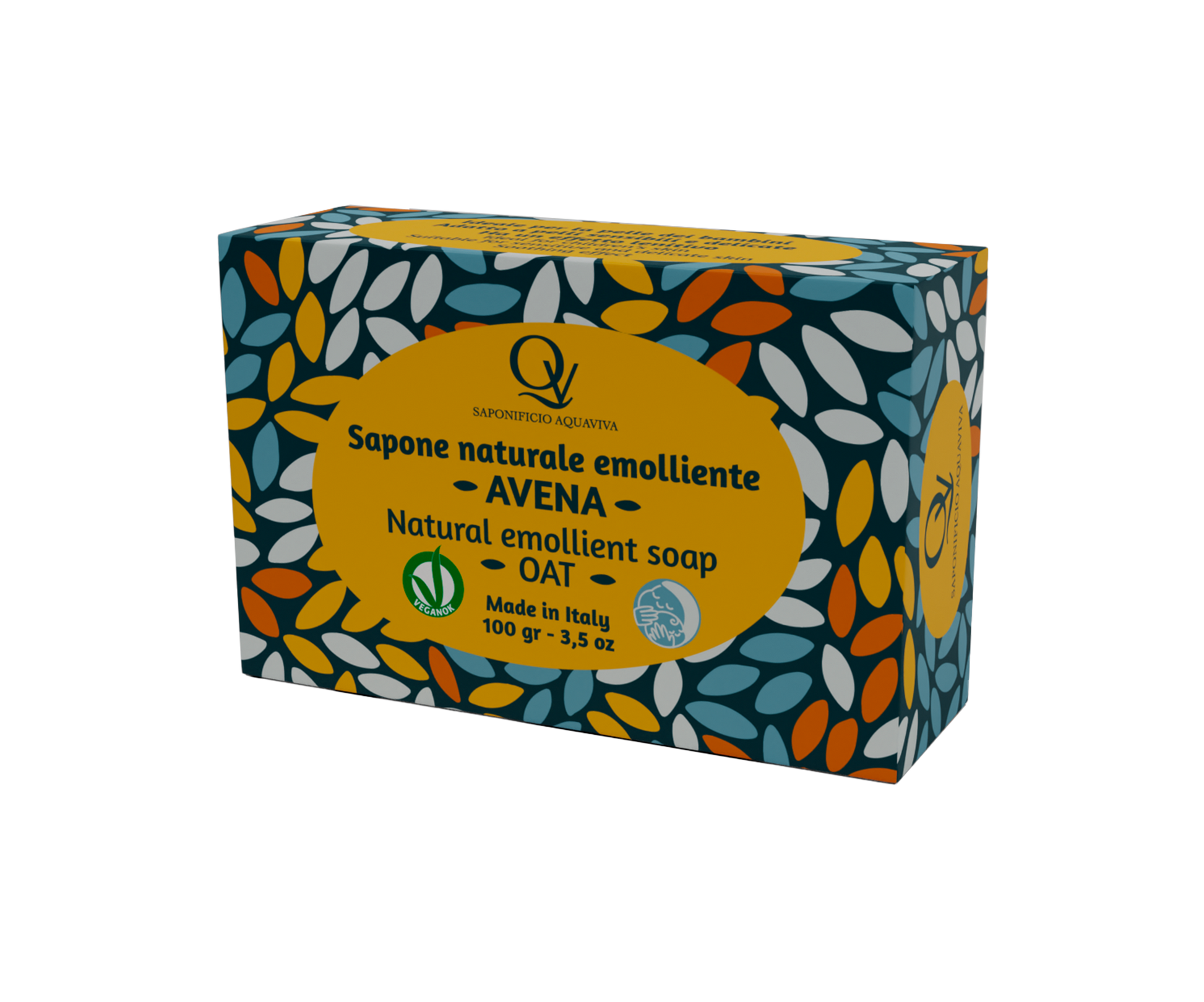 Sapone Bagnodoccia Emolliente all'Avena Saponificio Aquaviva