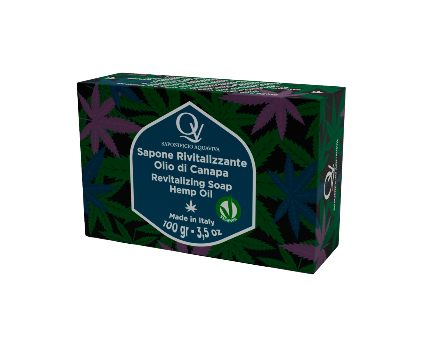 Sapone Bagnodoccia Rivitalizzante all'Olio di Canapa Saponificio Aquaviva