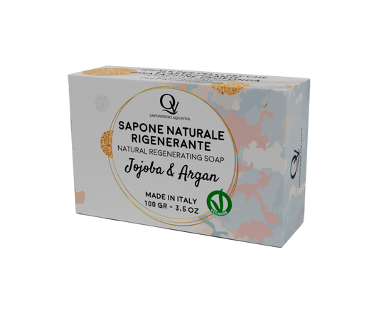 Sapone Bagnodoccia Rigenerante all'Olio di Jojoba e Argan Saponificio Aquaviva