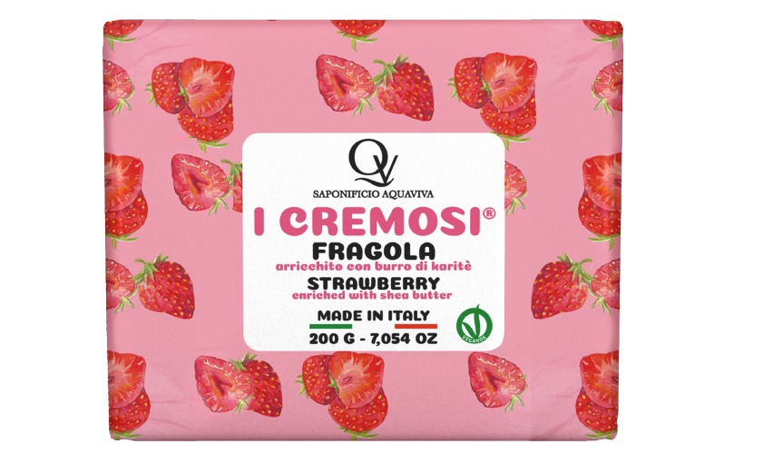 Sapone Cremoso alla Fragola Saponificio Aquaviva