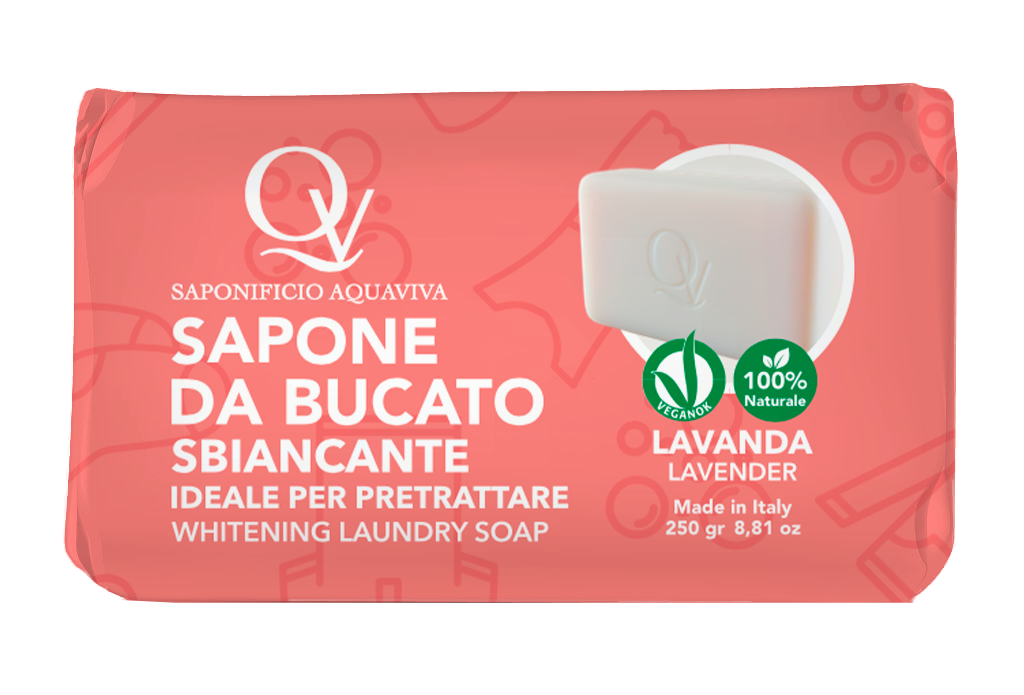 Sapone da Bucato Sbiancante 100% Naturale Certificato Vegan