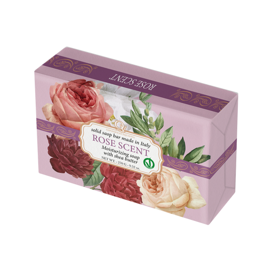 Sapone Bagnodoccia Idratante 270Gr "Profumo di Rosa" Vegan Saponificio Aquaviva
