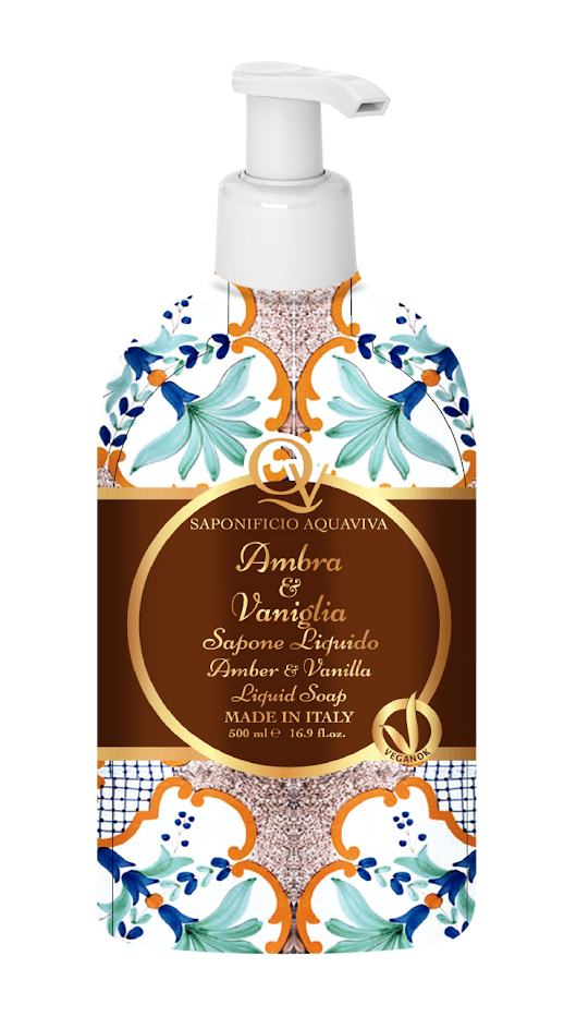 Sapone Liquido Ambra e Vaniglia