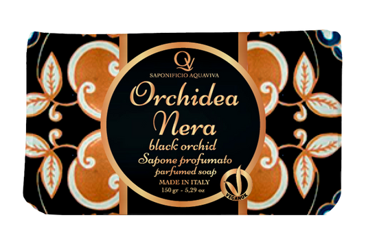 Sapone Bagnodoccia Vegan Orchidea Nera Saponificio Aquaviva