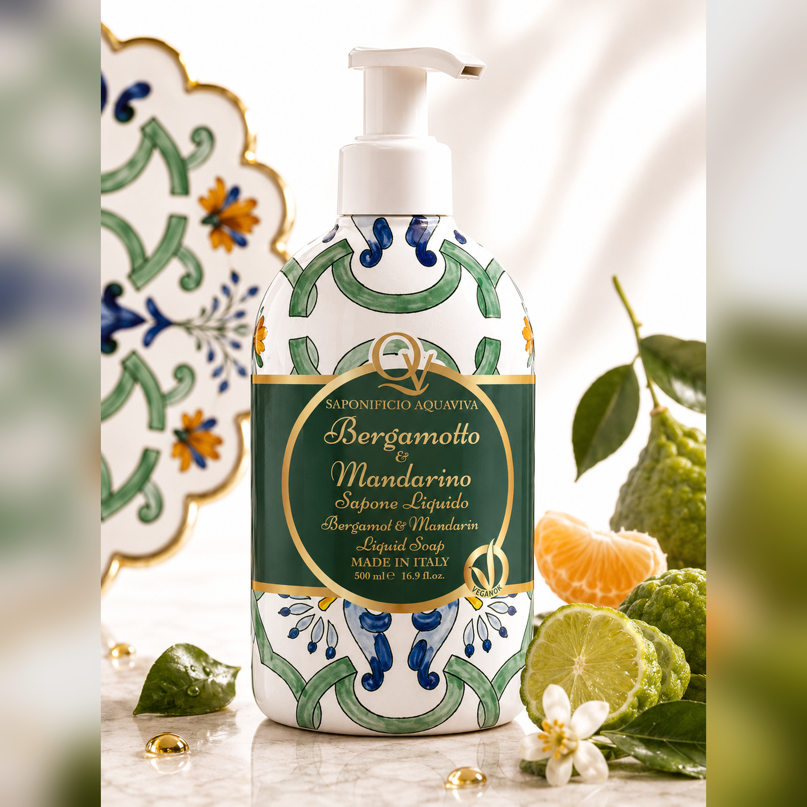 Sapone Liquido Mani e Corpo Amalfi – Bergamotto e Mandarino