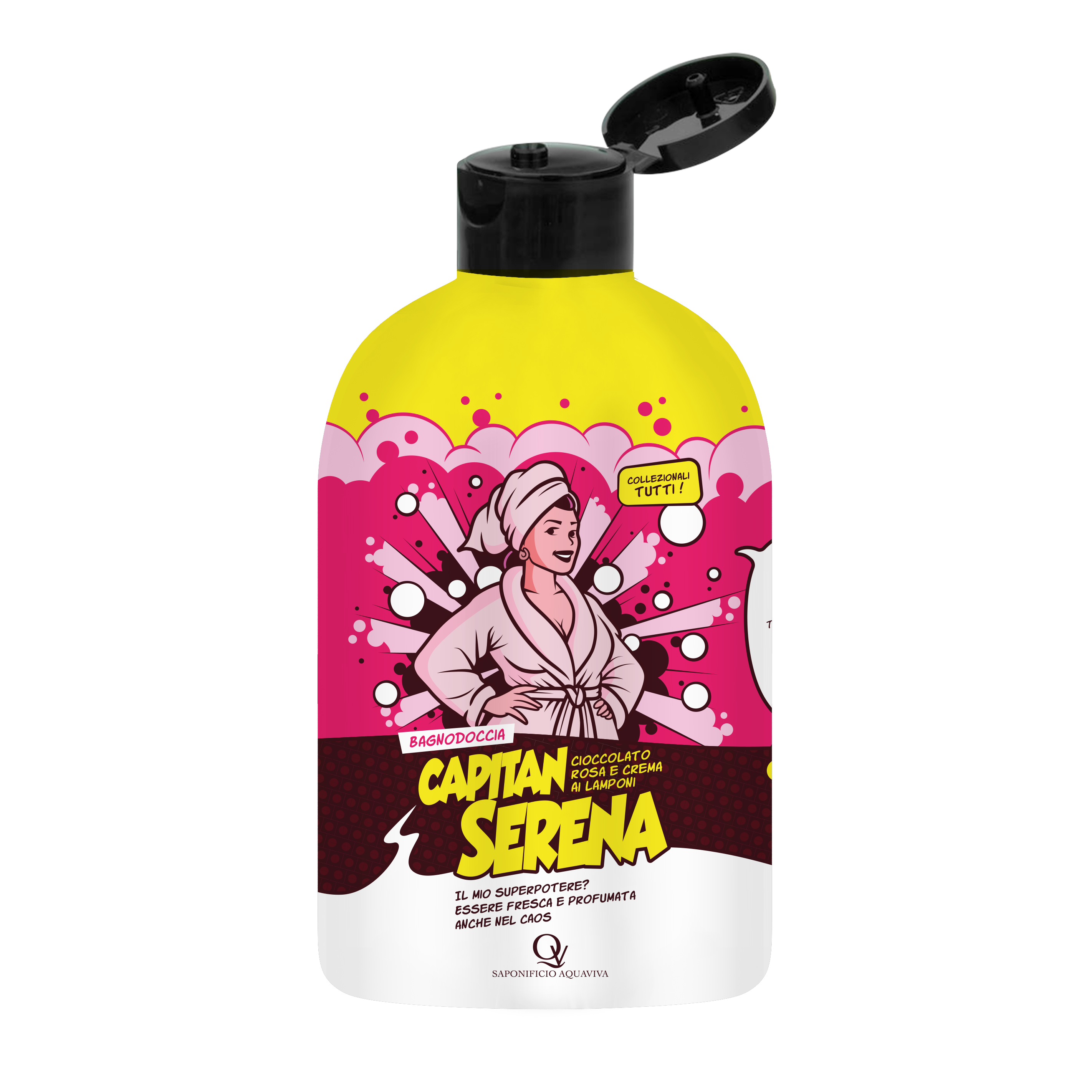 Capitan Serena Cioccolato rosa e crema ai lamponi