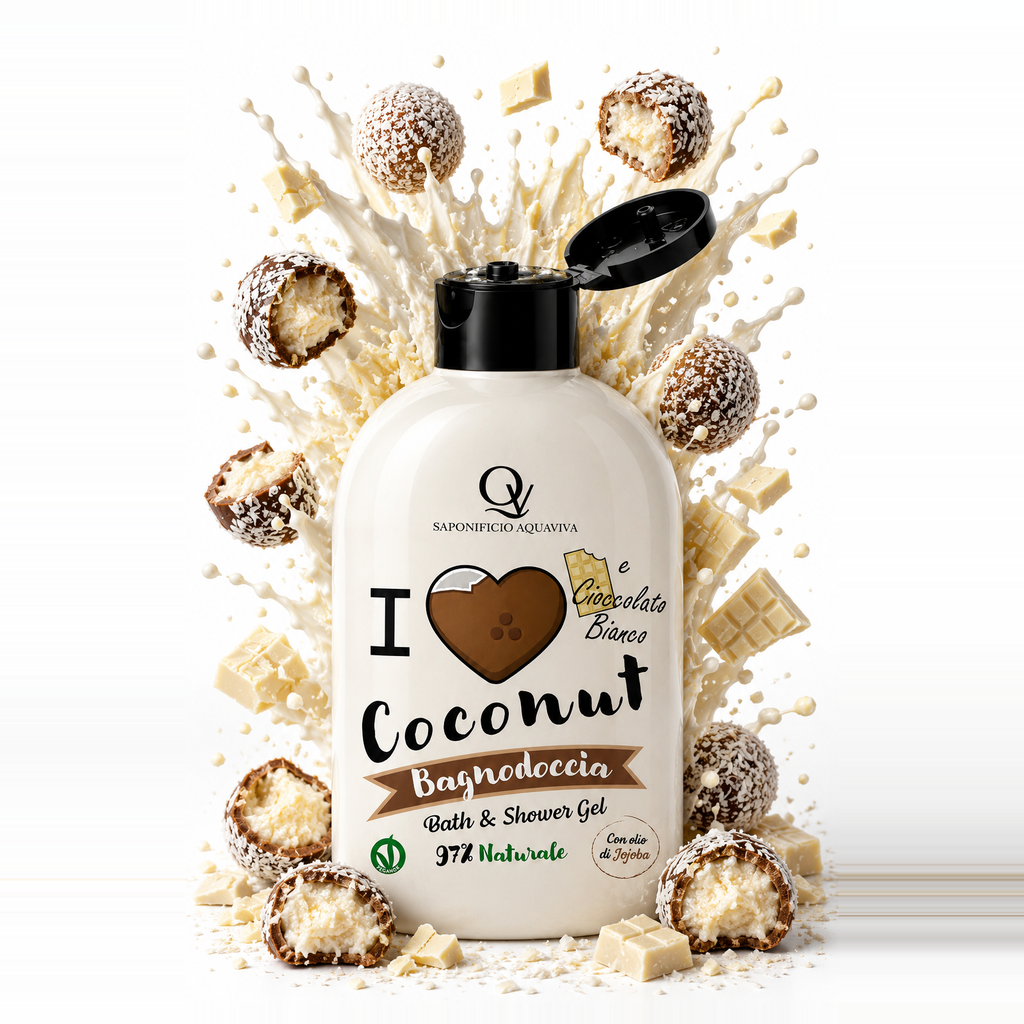 Bagnodoccia Cocco e cioccolato bianco