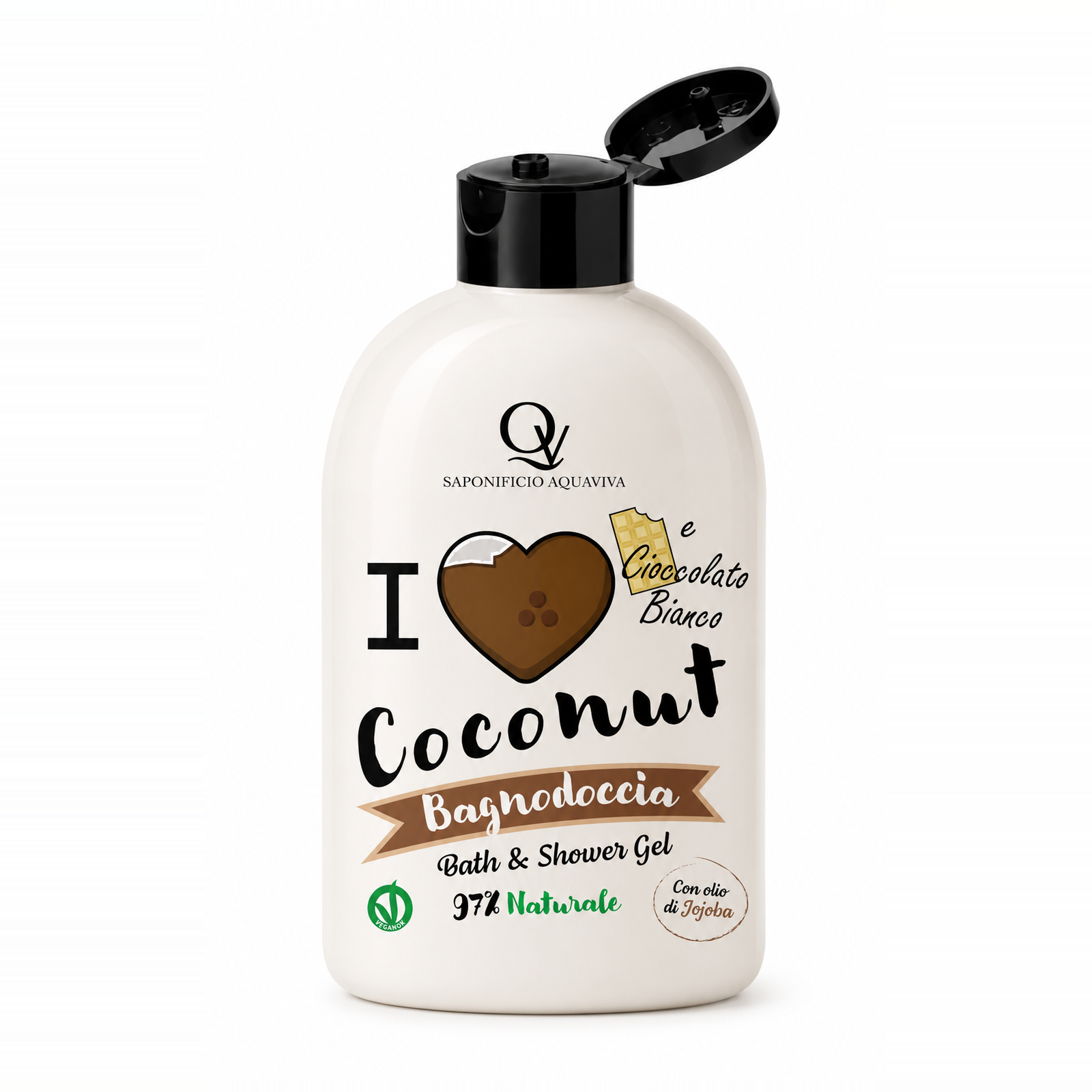 Bagnodoccia Cocco e cioccolato bianco