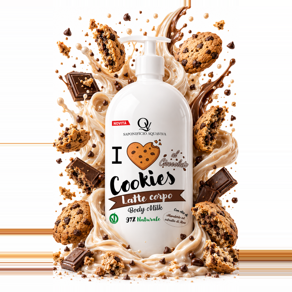 Latte corpo cookies al cioccolato