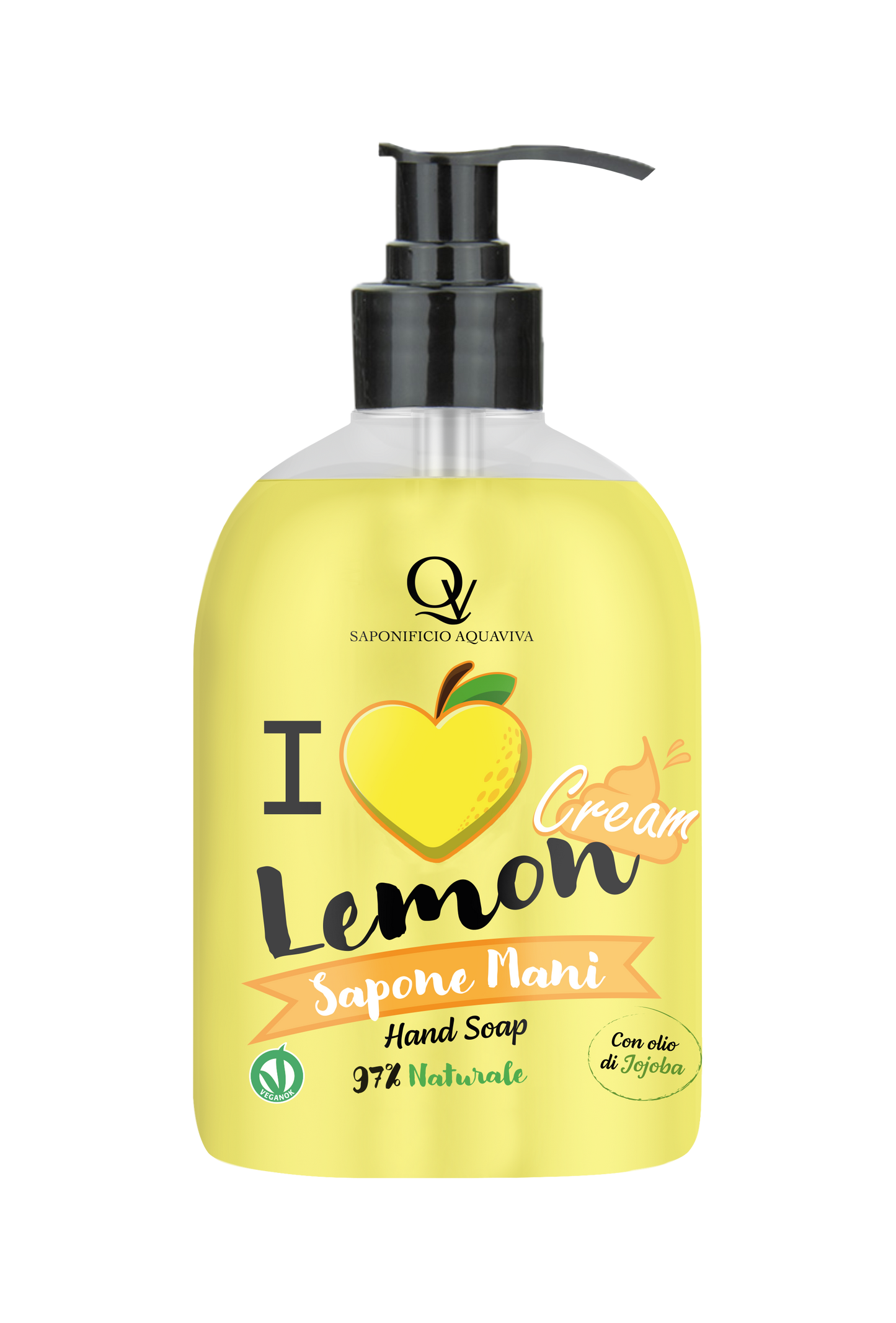 Sapone Mani: Crema al Limone 100% Vegan Saponificio Aquaviva