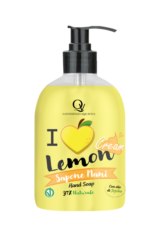 Sapone Mani: Crema al Limone 100% Vegan Saponificio Aquaviva