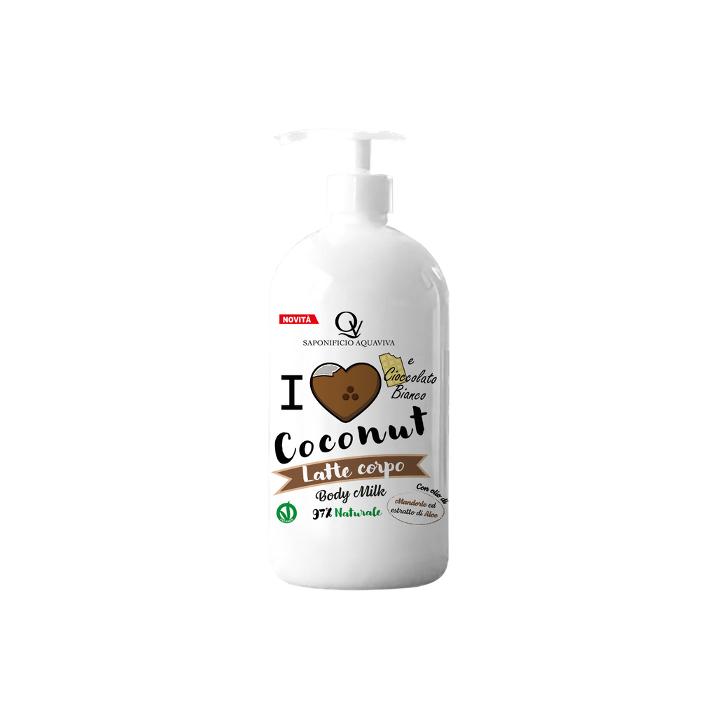 Latte corpo cocco e cioccolato bianco