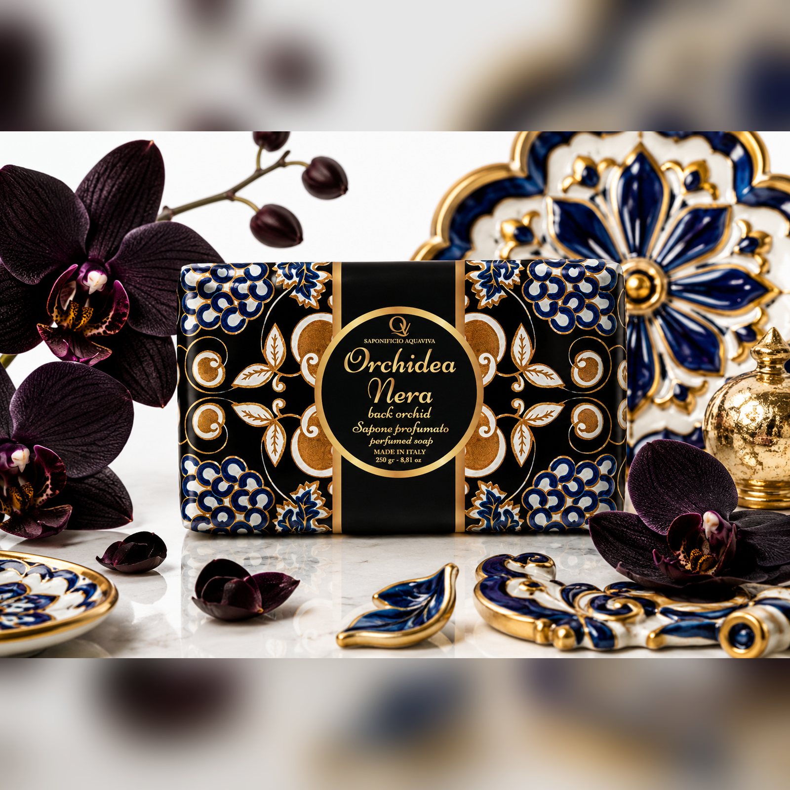 Sapone solido Ravello Orchidea nera