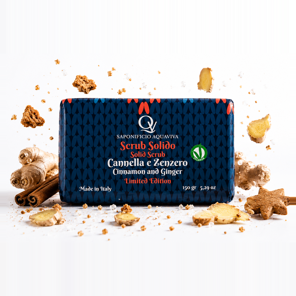 Bagnodoccia Solido Esfoliante Cannella e Zenzero