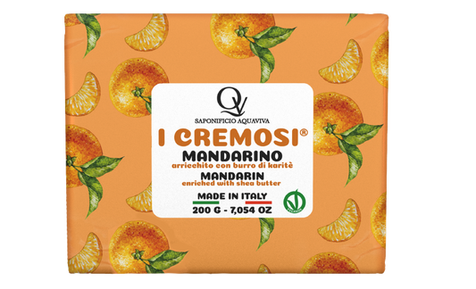 Sapone Cremoso al Mandarino e Burro di Karitè - Saponificio Aquaviva