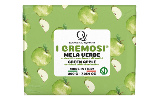 Sapone Cremoso alla mela verde Saponificio Aquaviva