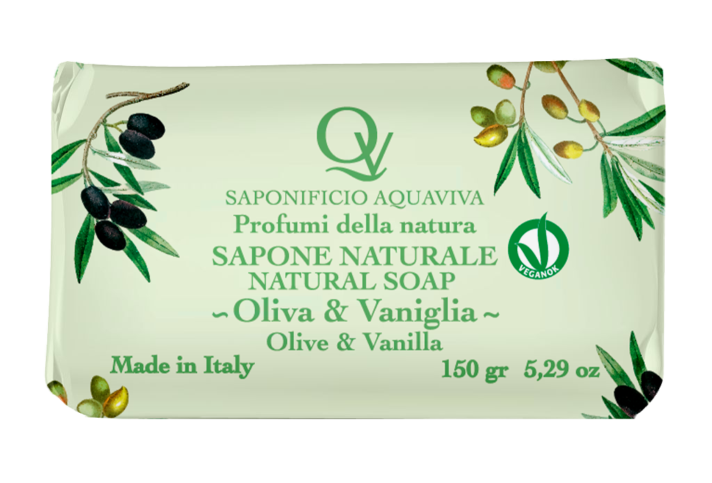 Sapone Profumato Oliva e Vaniglia Saponificio Aquaviva