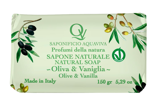 Sapone Profumato Oliva e Vaniglia Saponificio Aquaviva
