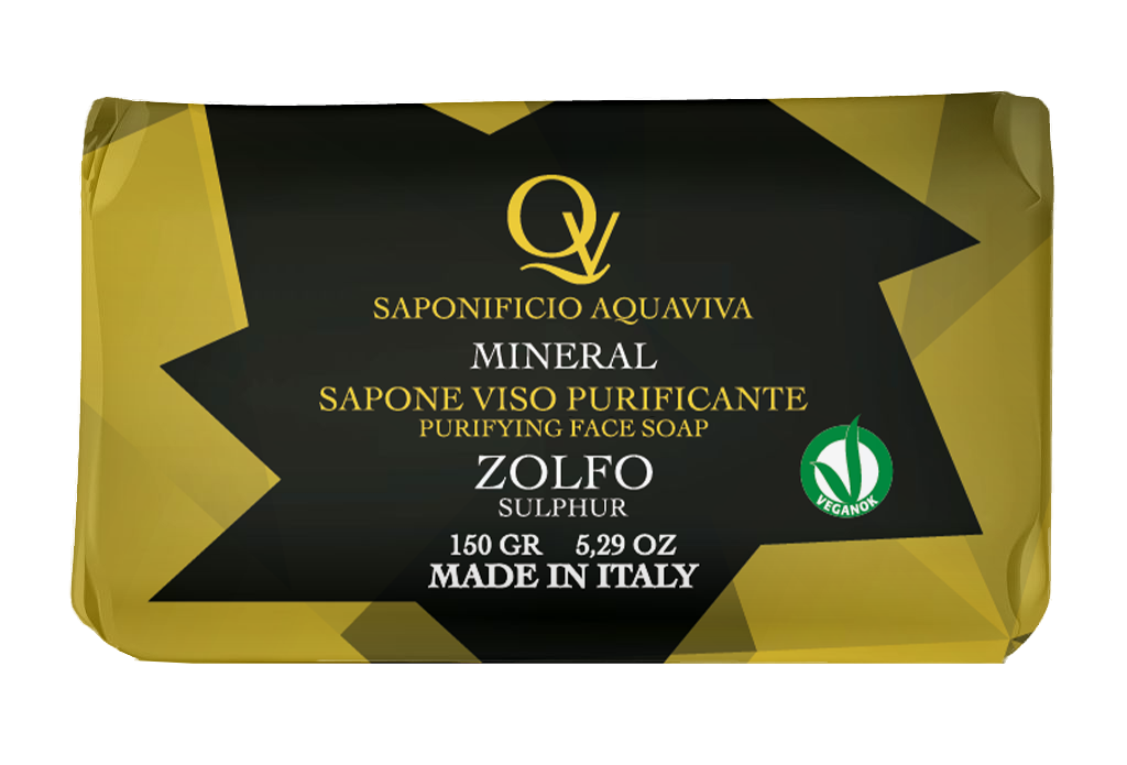 Sapone Viso Purificante allo Zolfo Saponificio Aquaviva