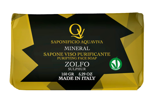 Sapone Viso Purificante allo Zolfo Saponificio Aquaviva